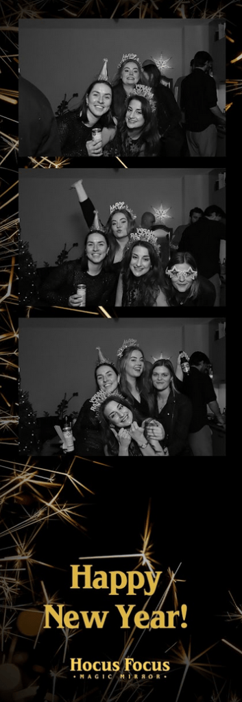 Happy New Year photobooth